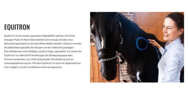equitron-pro – ein blaues Wunder für Pferde